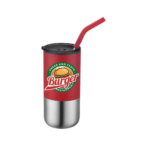 Sipster Stainless Steel Tumbler, 16oz.