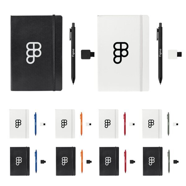 Neoskin Soft Cover Journal & Pen, 6-1/4" x 8-1/4"