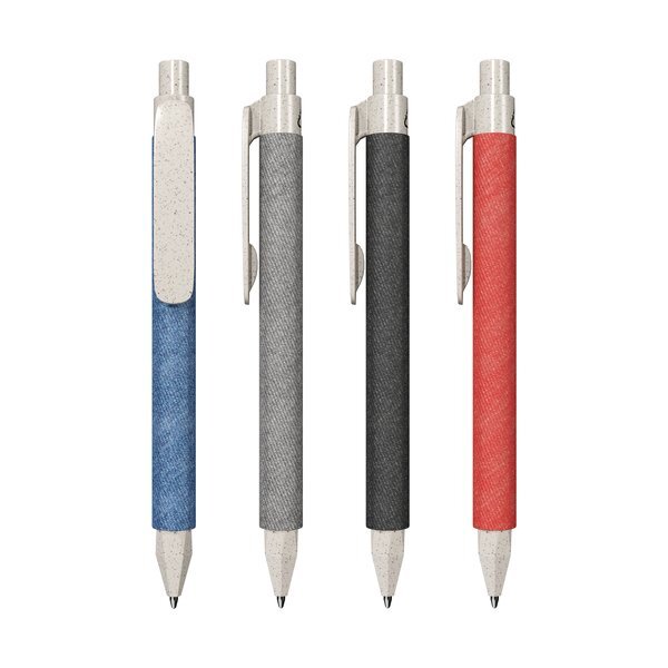 Eco All Day Spiral Notebook & Pen, 6-1/4" x 9"