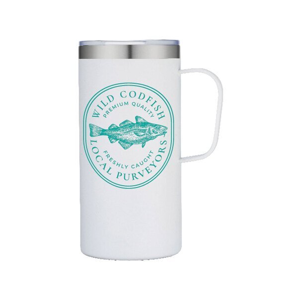 Chillmate  Double Wall Stainless Steel Mug, 24oz.