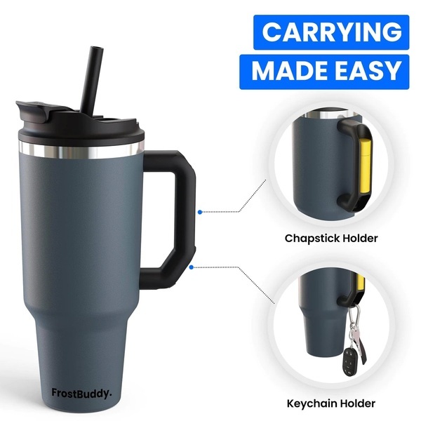 FrostBuddy® Thicc Buddy Beverage Insulator & Tumbler, 50oz.