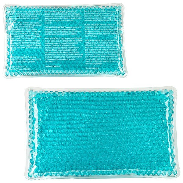 Rectangle Large Aqua Pearls™ Full Color Hot & Cold Pack