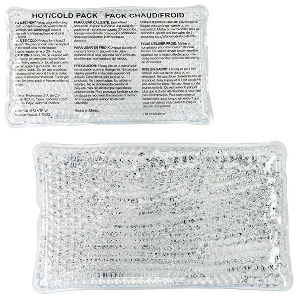 Rectangle Large Aqua Pearls™ Full Color Hot & Cold Pack