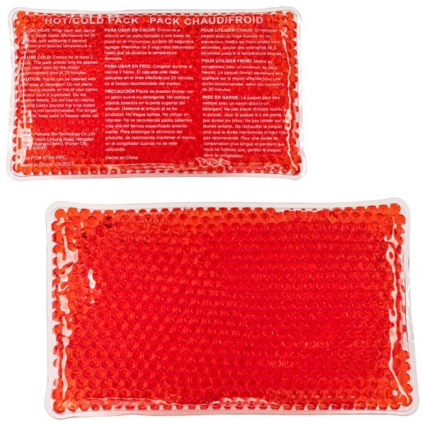 Rectangle Large Aqua Pearls™ Full Color Hot & Cold Pack