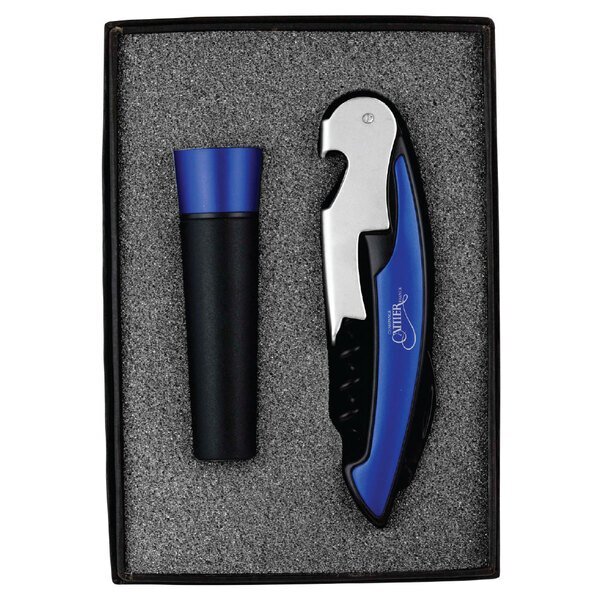 Wine Opener & Vacuum Stopper Set