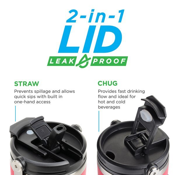 SENSO™ Venture DuoFlow Vacuum Insulated Stainless Steel Travel Bottle, 40oz.