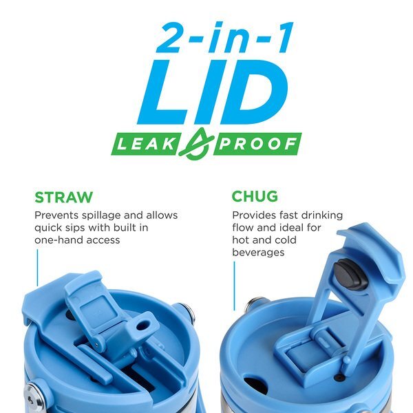 SENSO™ Venture DuoFlow Vacuum Insulated Stainless Steel Travel Bottle, 30oz.