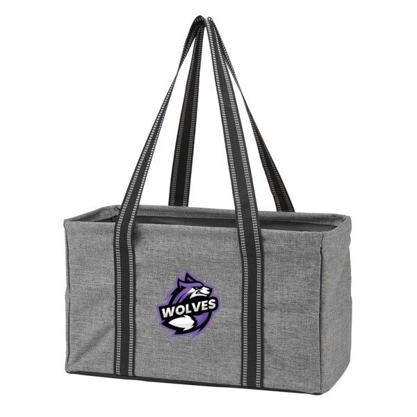 Junior Heather 600D Polyester Utility Tote