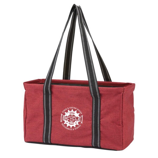 Junior Heather 600D Polyester Utility Tote