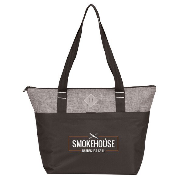 Heather 600D Polyester Travel Tote