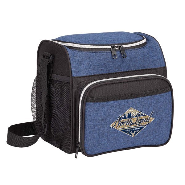 Heather 600D Polyester 12-Can Cooler