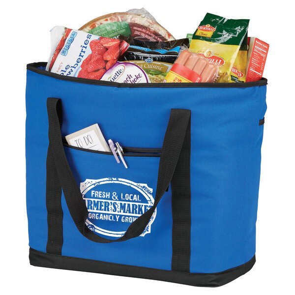 Jumbo 600D Polyester 48-Can Cooler Tote