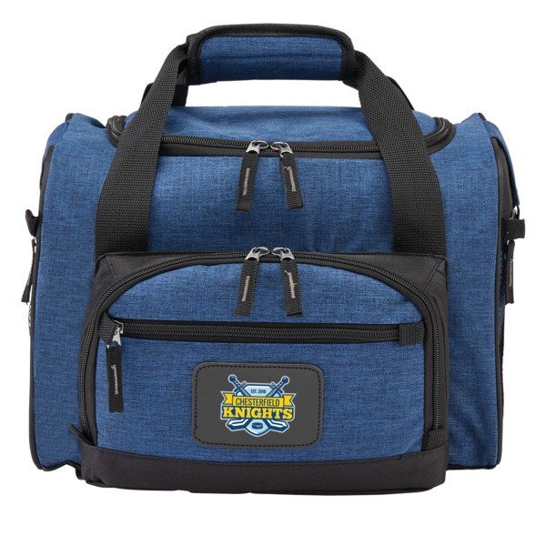 Convertible Heather Polyester 12-Can Duffel Cooler