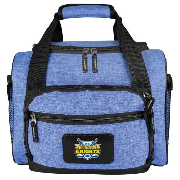 Convertible Heather Polyester 12-Can Duffel Cooler