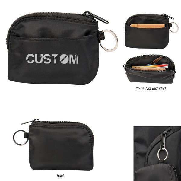 Dual rPET Wristlet & Card Pouch Set