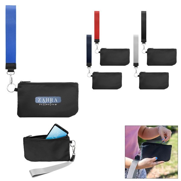 Dual rPET Wristlet & Card Pouch Set