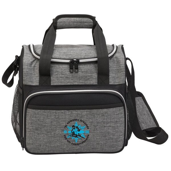 Heather 600D Polyester 24-Can Cooler