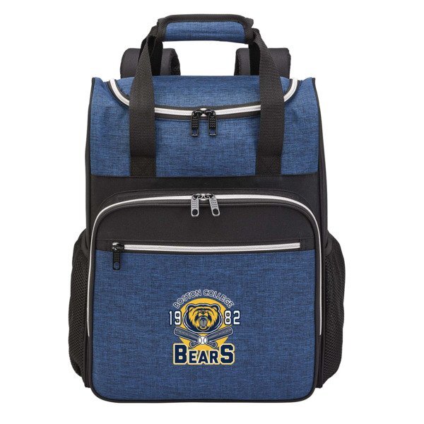 Heather 600D Polyester 24-Can Backpack Cooler