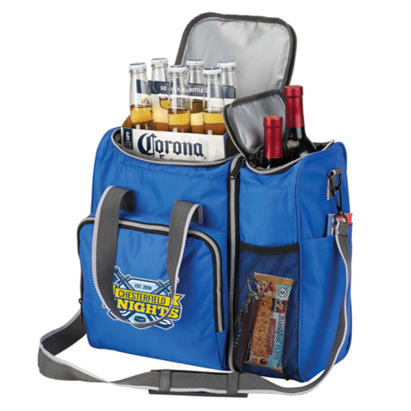 Hybrid 2-In-1 Polyester 24-Can Cooler