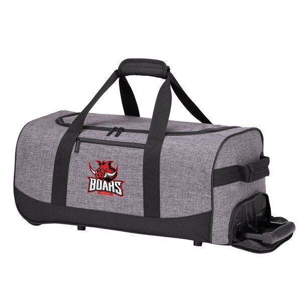 Rolling 600D Polyester Carry-On Duffel