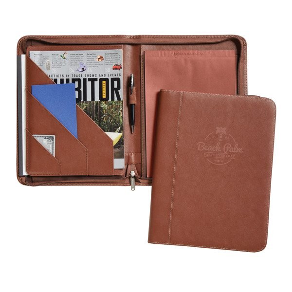 Madison Ultra-Hide Zippered Padfolio