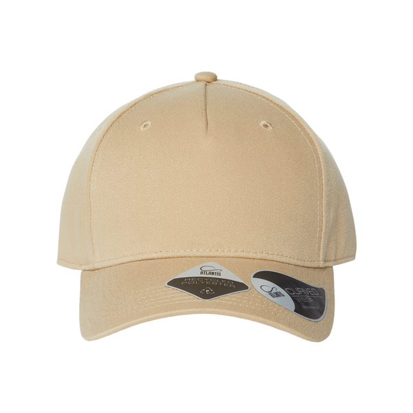 Atlantis® Sustainable Recycled Poly Twill Five-Panel Cap