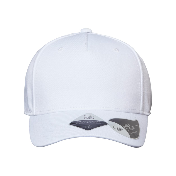 Atlantis® Sustainable Recycled Poly Twill Five-Panel Cap
