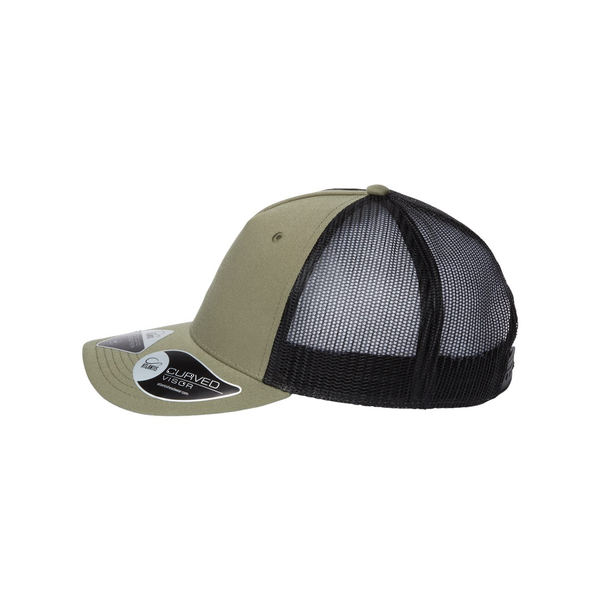 Atlantis® Sustainable Five-Panel Recycled Poly Twill Trucker Cap