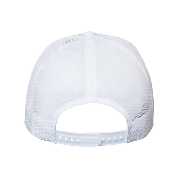 Atlantis® Sustainable Five-Panel Recycled Poly Twill Trucker Cap