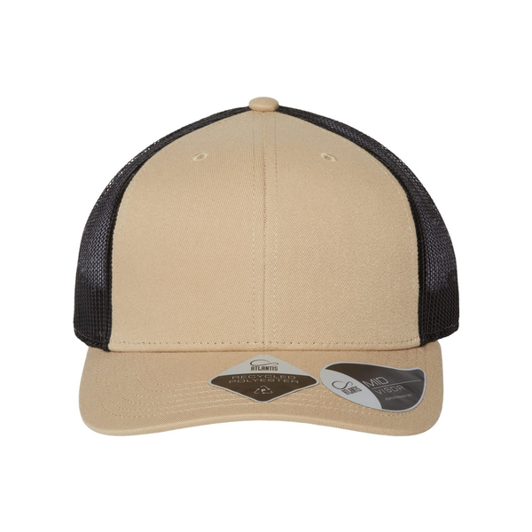 Atlantis® Sustainable Recycled Poly Twill Trucker Cap