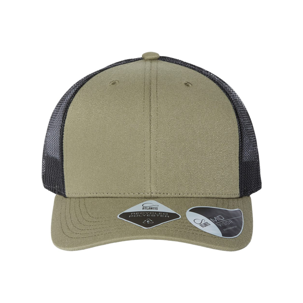 Atlantis® Sustainable Recycled Poly Twill Trucker Cap