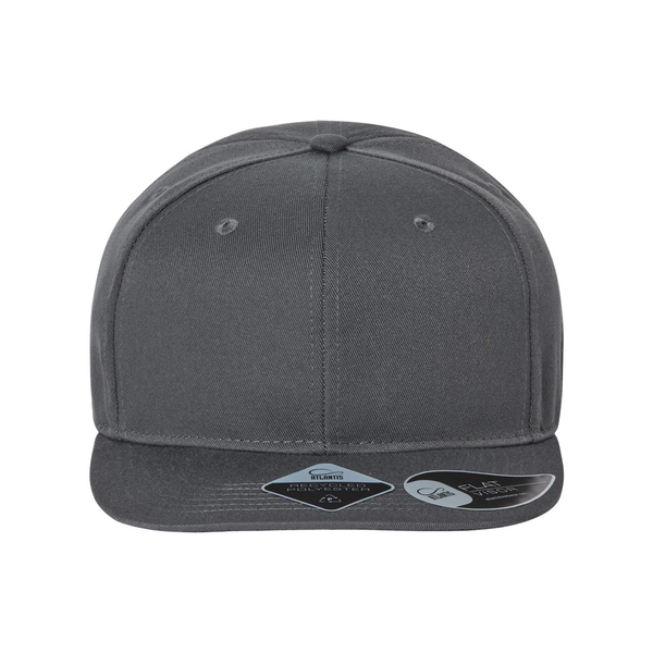 Atlantis® Sustainable Recycled Poly Twill Flat Bill Cap