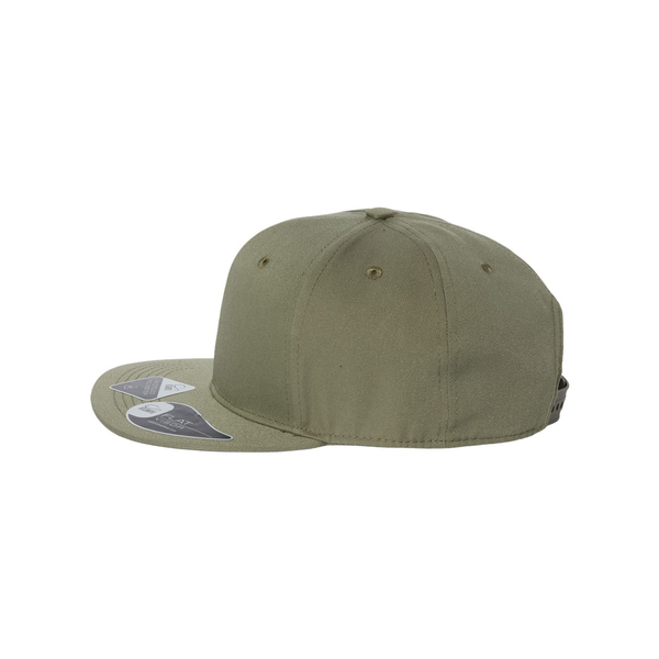 Atlantis® Sustainable Recycled Poly Twill Flat Bill Cap