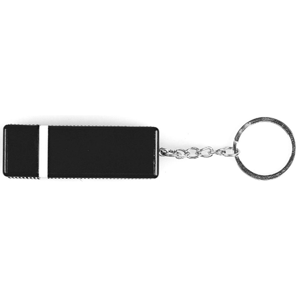 Square Shape LED Flashlight Key Chain