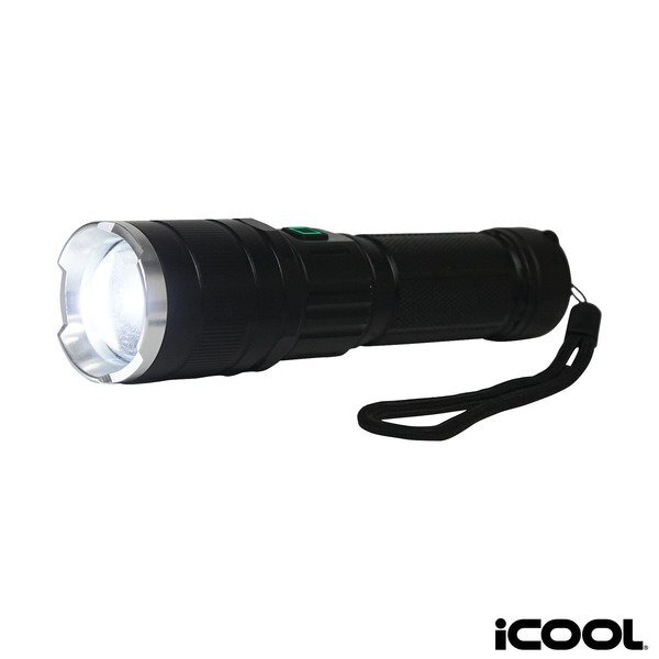 iCOOL® Telluride Rechargeable 480-Lumen Aluminum Tactical Flashlight