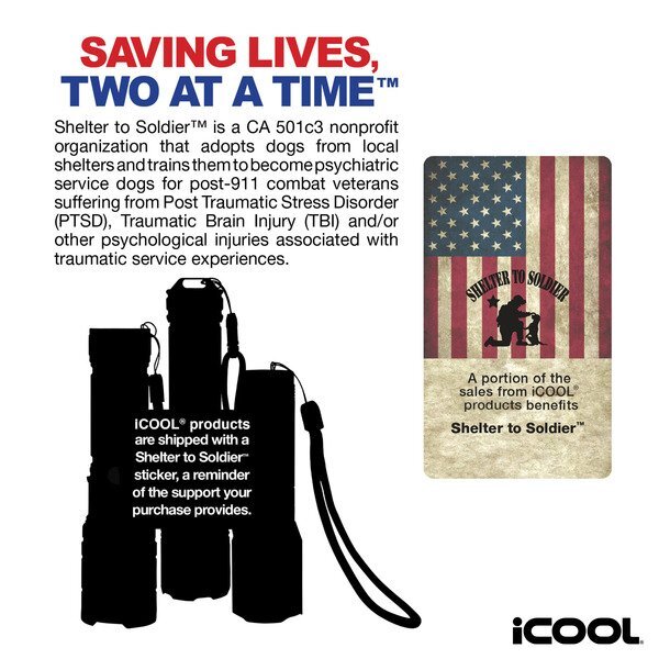 iCOOL® Telluride Rechargeable 480-Lumen Aluminum Tactical Flashlight