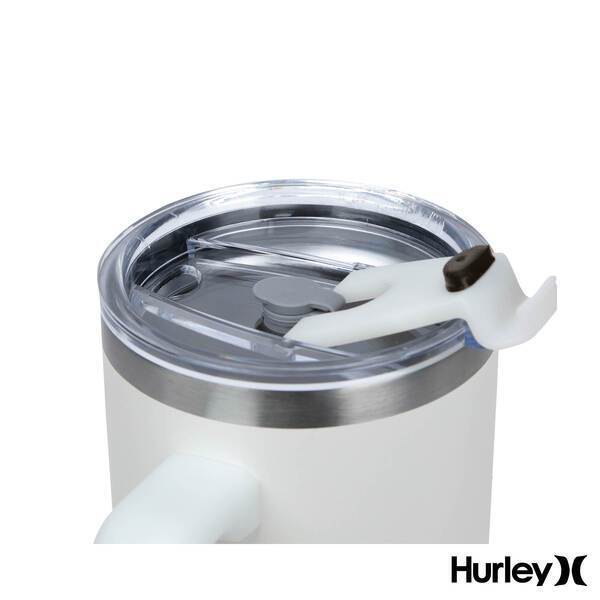 Hurley® Oasis Vacuum Insulated Travel Mug w/ Straw, 40oz.