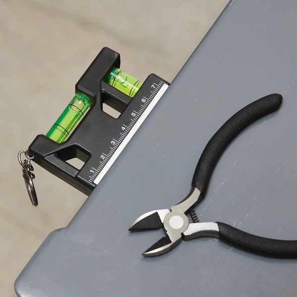 Hank 3" Level & Ruler Key Ring