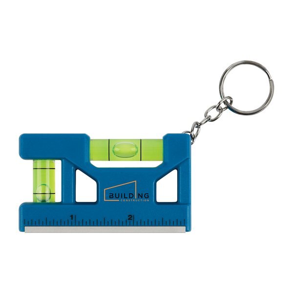 Hank 3" Level & Ruler Key Ring