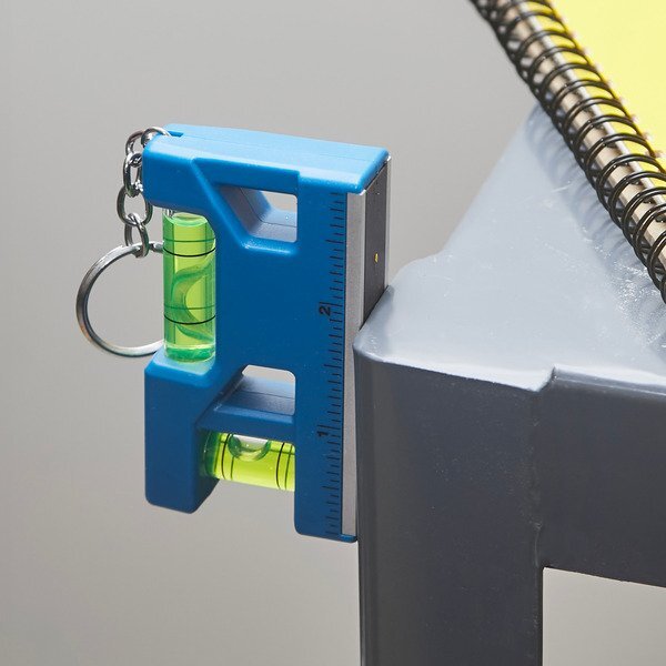 Hank 3" Level & Ruler Key Ring