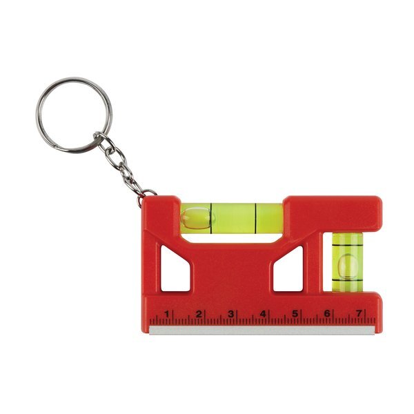Hank 3" Level & Ruler Key Ring
