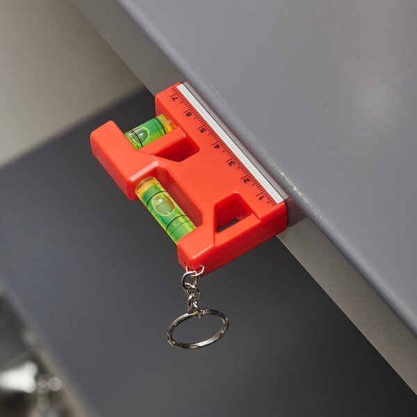 Hank 3" Level & Ruler Key Ring