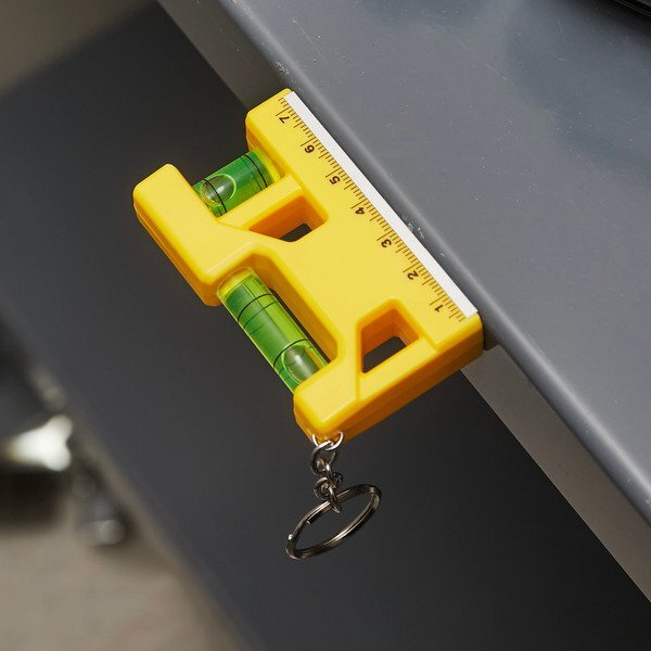 Hank 3" Level & Ruler Key Ring