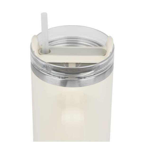 Riley Double Wall Stainless Steel Travel Mug w/ Straw, 40oz.