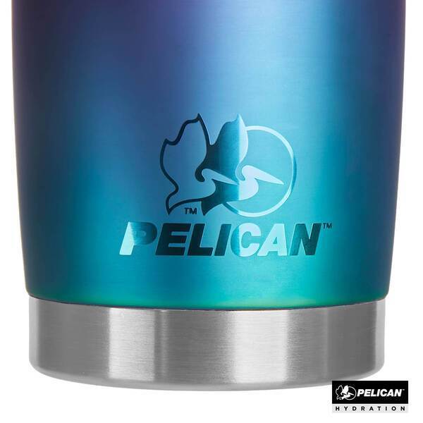 Pelican™ Porter Shimmer Double Wall Stainless Steel Travel Mug w/ Straw, 40oz.