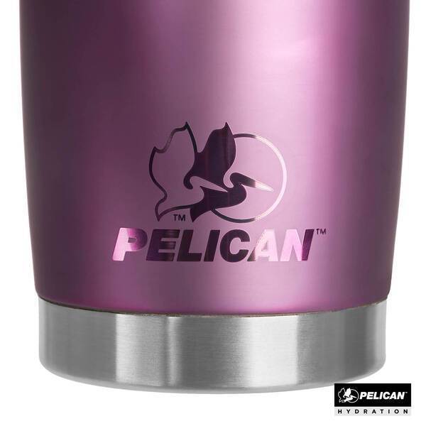 Pelican™ Porter Shimmer Double Wall Stainless Steel Travel Mug w/ Straw, 40oz.