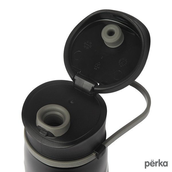 Perka® Tristan Single Wall Stainless Steel Sport Bottle, 34oz.