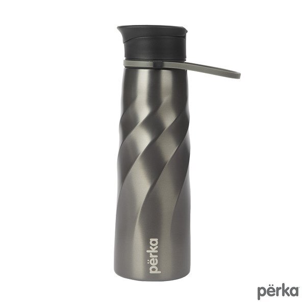 Perka® Tristan Single Wall Stainless Steel Sport Bottle, 34oz.