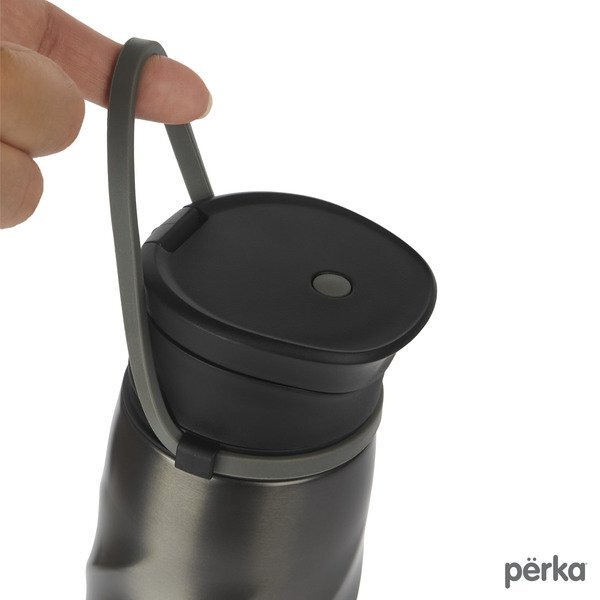 Perka® Tristan Single Wall Stainless Steel Sport Bottle, 34oz.