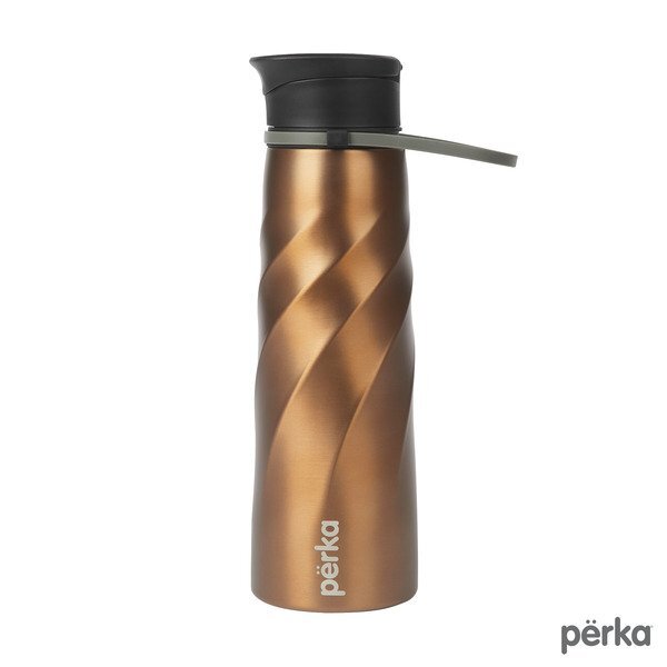Perka® Tristan Single Wall Stainless Steel Sport Bottle, 34oz.